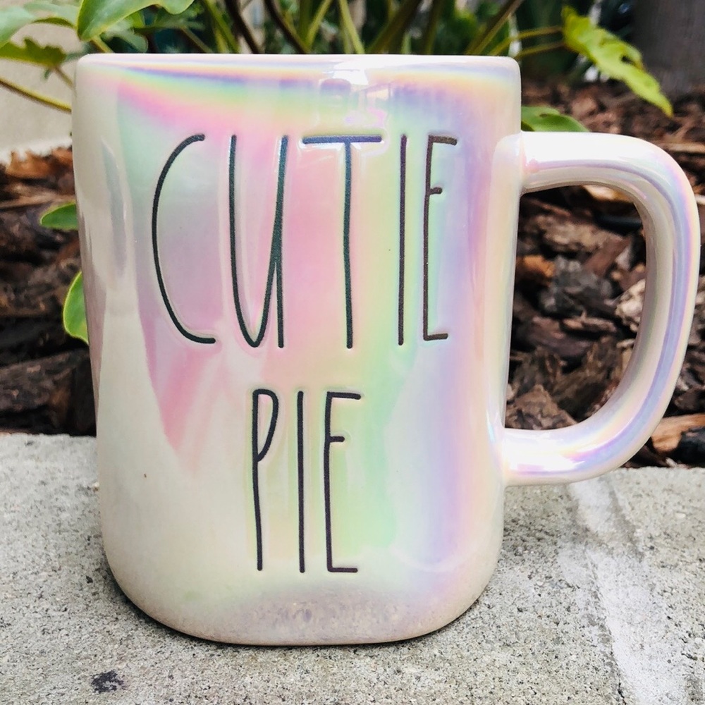 Rae Dunn Iridescent CUTIE PIE Mug